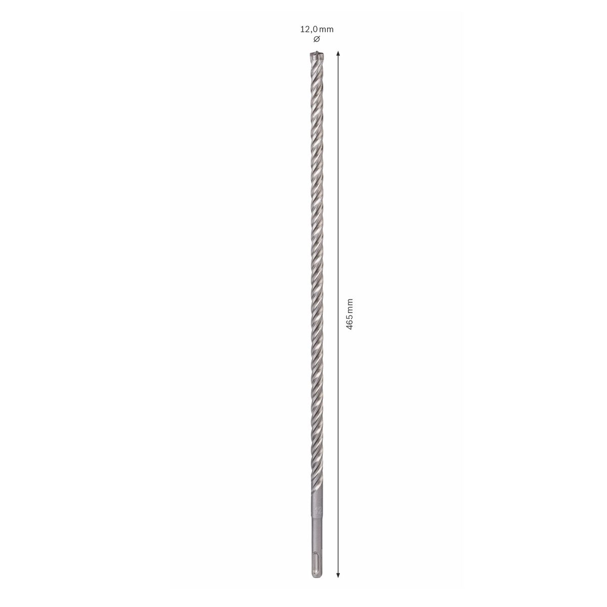 Bosch SDS-plus 7X foret en carbure 12x400x465 mm, certifié PGM ( 2608576154 )