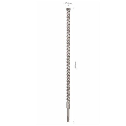 Bosch SDS-plus 7X Foret en carbure 16x400x465mm, certifié PGM ( 2608576170 )