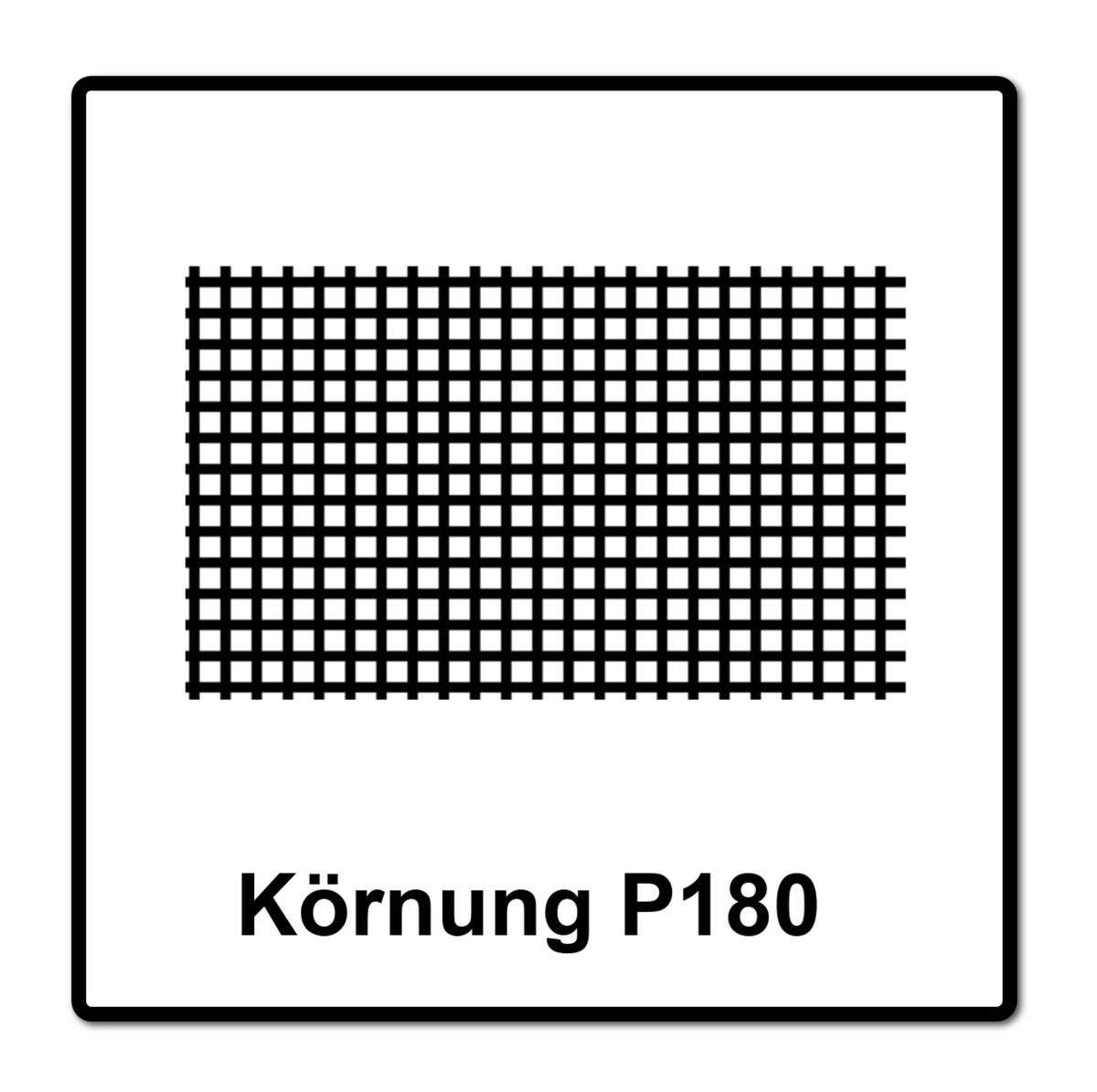 Mirka ABRANET 2x rouleau de papier de verre 75mm x 10m P180 rouleau de ponçage Velcro (2x 545BI001183R)