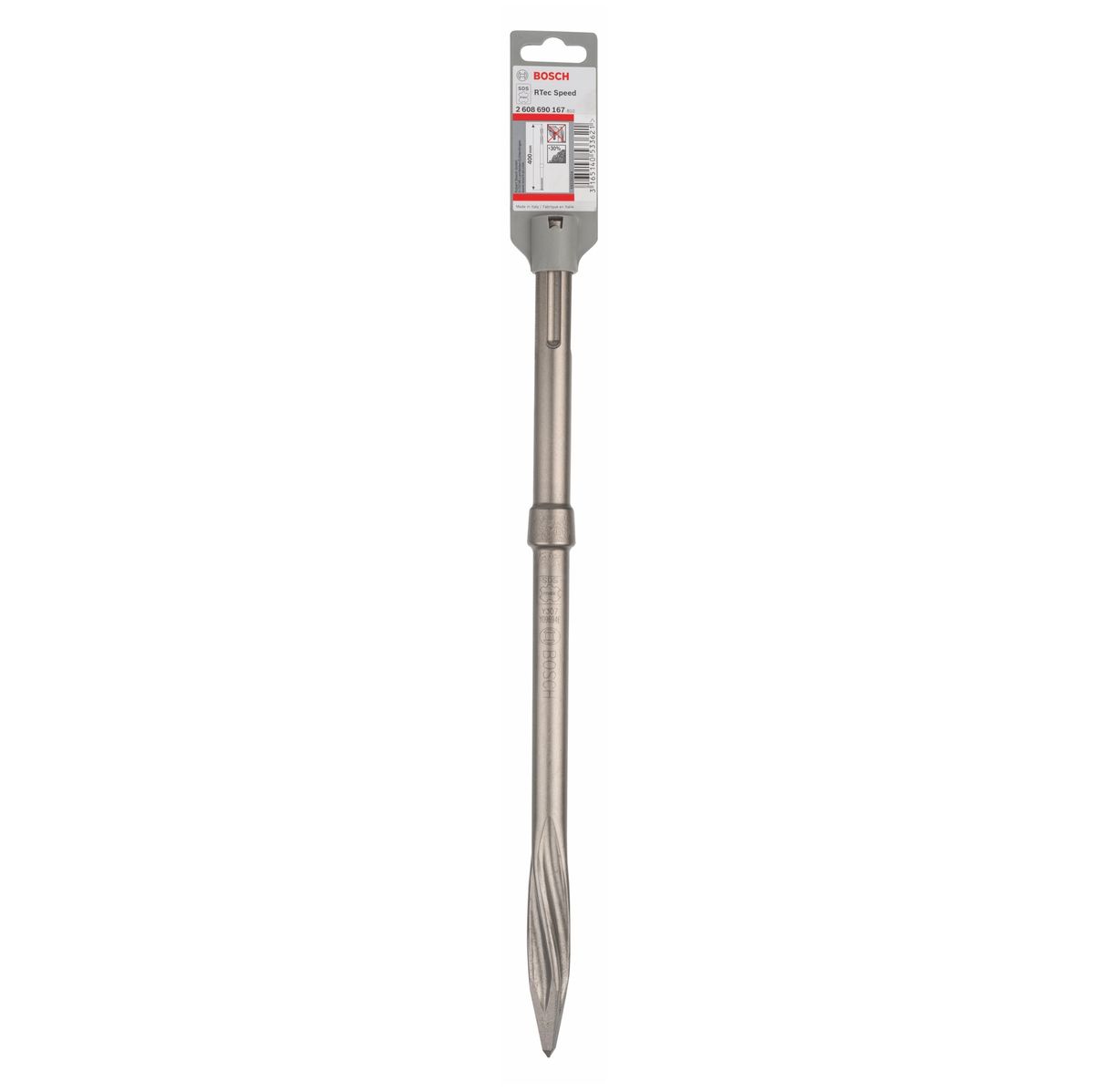 Bosch Spitzmeißel SDS-max R-Tec Speed 400mm ( 2608690167 ) Long Life selbstschärfend