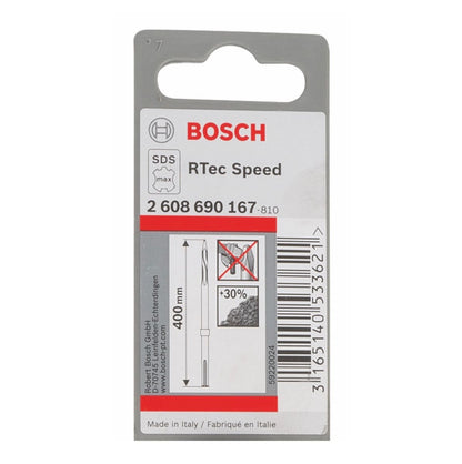 Bosch Spitzmeißel SDS-max R-Tec Speed 400mm ( 2608690167 ) Long Life selbstschärfend