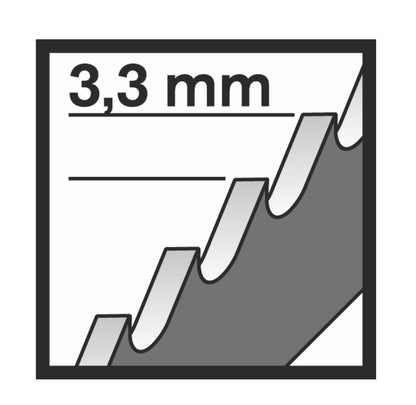 Bosch T 301 CHM Lames de scie sauteuse Clean for Plastic Composites 117/3,3mm Long Life, 3 pcs. (2608667450)