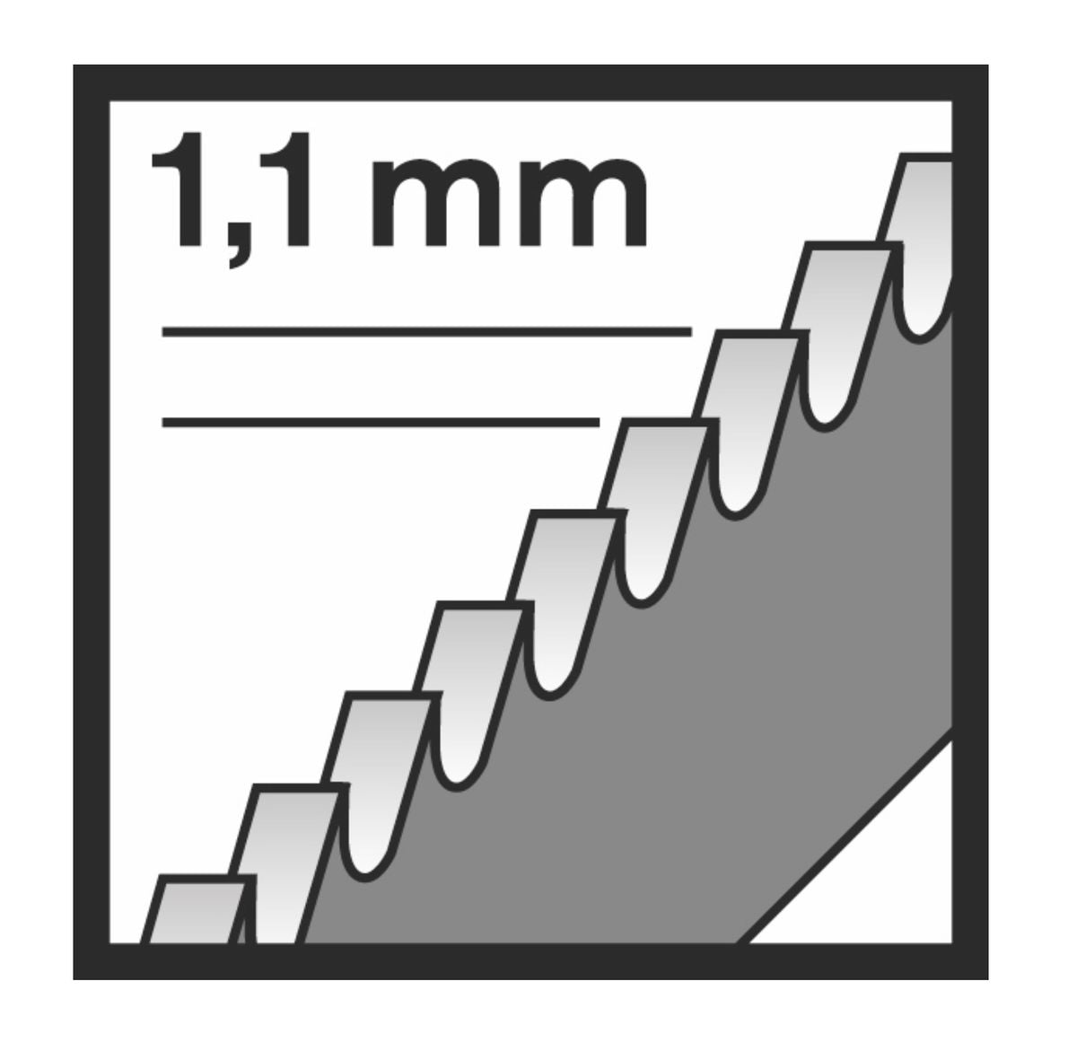 Bosch T 118 AHM 3x Stichsägeblatt Endurance for Stainless Steel 83/1,1mm ( 2608630663 ) Long Life