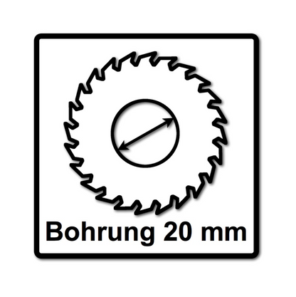 Bosch Kreissägeblatt Standard for Wood 165 x 20 x 1,5 mm 24Z ( 2608837685 )