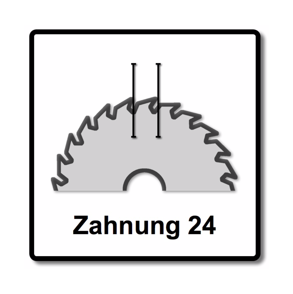 Bosch Lame de scie circulaire Standard for Wood 165 x 20 x 1,5 mm, 24 dents (2608837685)