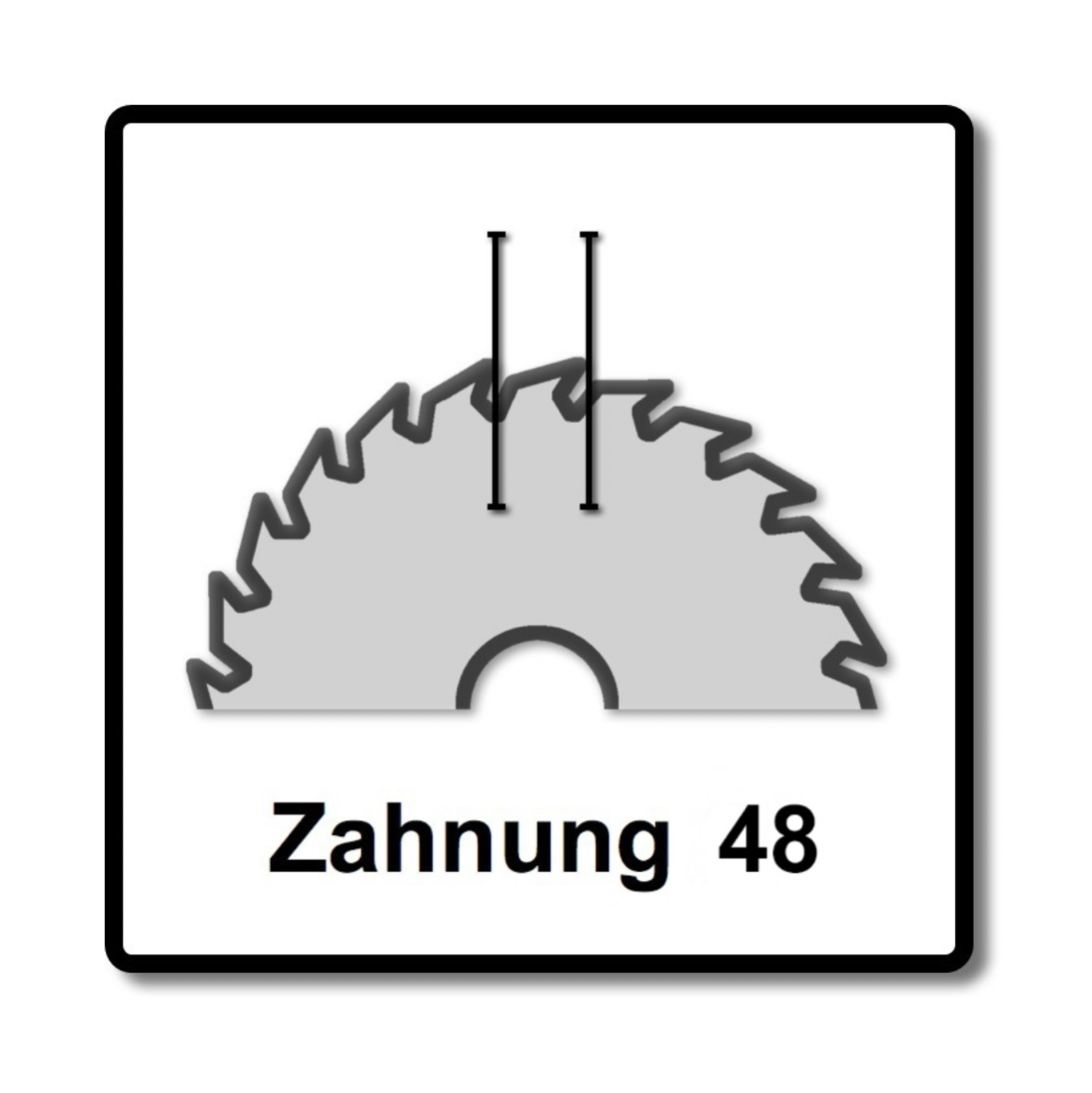 Bosch Kreissägeblatt Standard for Wood 165 x 20 x 1,5 mm 48Z ( 2608837687 )