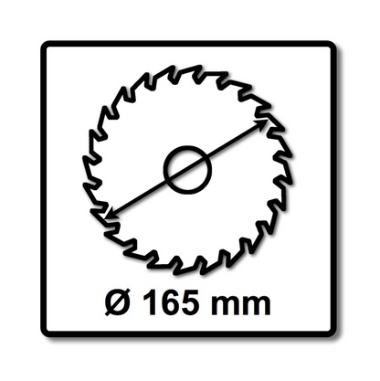 Bosch Kreissägeblatt Standard for Wood 165 x 20 x 1,5 mm 48Z ( 2608837687 )