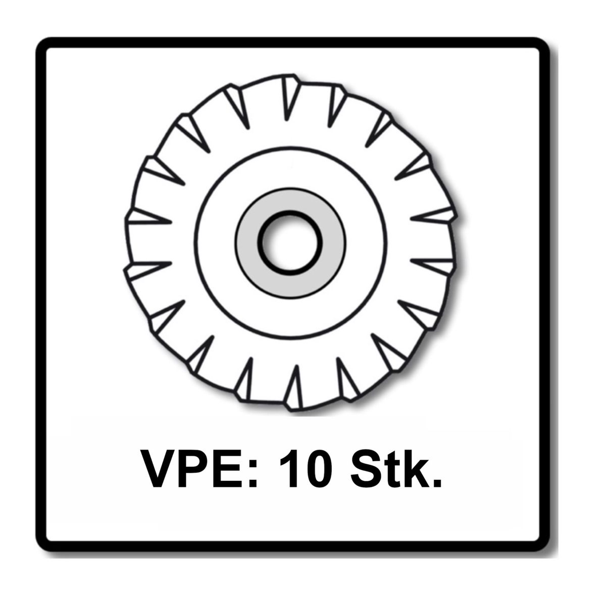 Bosch 10x Fächerschleifscheibe X571 X-LOCK Best for Metal 125x22,23mm K40 ( 10x 2608619209 ) gerade Ausführung - Toolbrothers