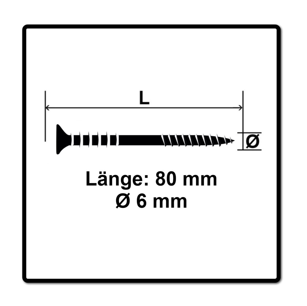 SPAX Vis de réglage 6.0x80 mm 100 pièces ( 161010600803 ) Filet de réglage avec rainures de maintien tête plate T-STAR Plus 4Cut WIROX