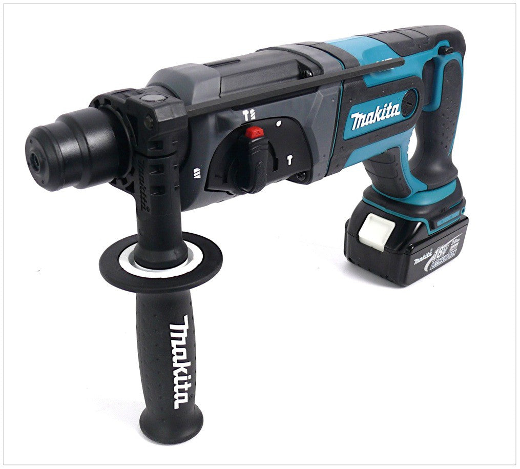 Makita BHR 241 18 V Li-ion Akku Kombi Bohrhammer SET inkl 1x BL1830 B Akku + DC 18 RC Ladegerät + Koffer - Toolbrothers