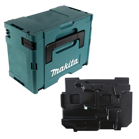 Makita MAKPAC 3 Werkzeugkoffer mit Einlage für BJV DJV 141 181 ( 821551-8 + 837789-5 )