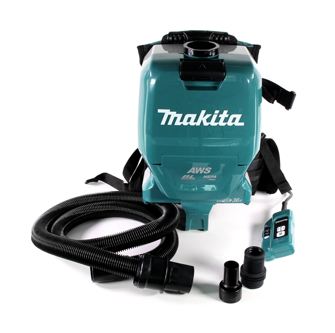 Makita DVC 265 ZXU Akku Rucksackstaubsauger 36 V (2x 18 V) Brushless Solo - ohne Akku, ohne Ladegerät - Toolbrothers