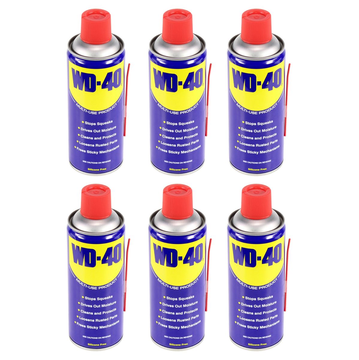 6x WD-40 Universal Spray Multifunktionsprodukt / Kriechöl 400 ml