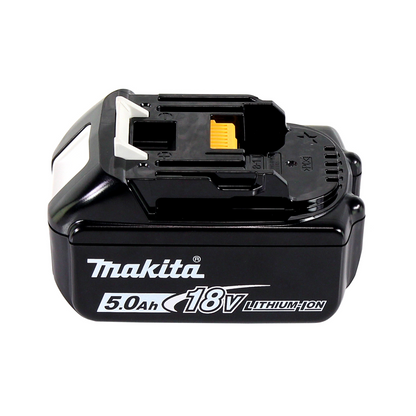 Makita DUR 368 LPT2 Akku Rasentrimmer 36V ( 2x18V ) Brushless + 2x Akku 5,0Ah + Doppelladegerät