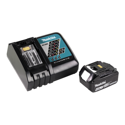 Makita DTL 061 RM1J Clé à chocs angulaire sur batterie 18V 1/4" 60Nm + 1x batterie 4,0Ah + chargeur + Makpac