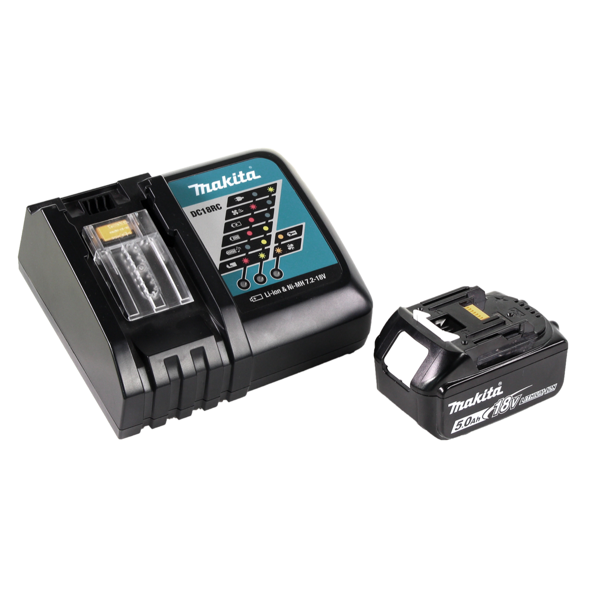 Makita DTL 061 RT1J Visseuse d'angle à chocs sans fil 18V 1/4" 60Nm + 1x Batterie 5.0 Ah + Chargeur + Coffret Makpac