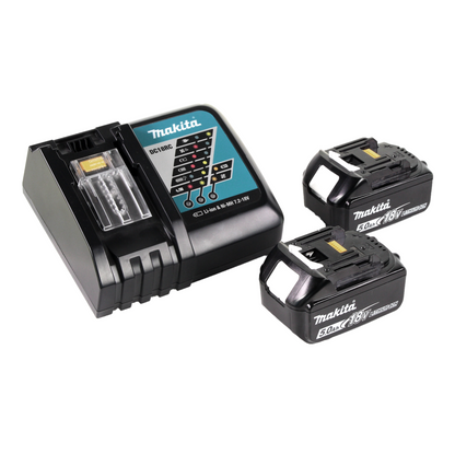 Makita DTL 061 RTJ Meuleuse à chocs angulaire sans fil 18V 1/4" 60Nm + 2x Batterie 5.0Ah + Chargeur + Makpac