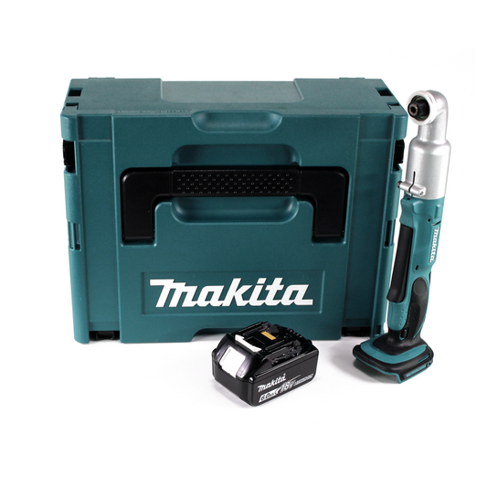 Makita DTL 061 G1J Meuleuse à chocs angulaire sans fil 18V 1/4" 60Nm + 1x Batterie 6.0Ah + Coffret Makpac - sans chargeur