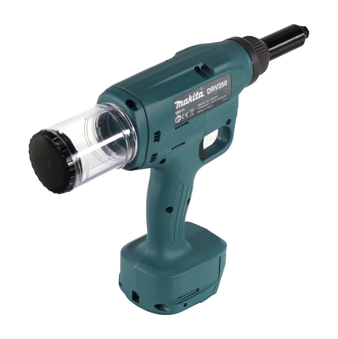 Makita DRV 250 G1 Akku Blindnietsetzgerät 18V 20kN Brushless + 1x Akku 6,0Ah - ohne Ladegerät