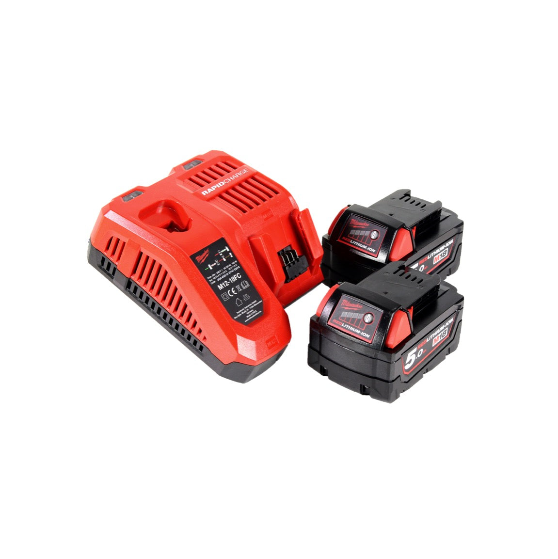 Milwaukee M18 BMT-502C Outil multifonction sans fil 18V (4933446203) + 2x Batteries 5.0Ah + Chargeur