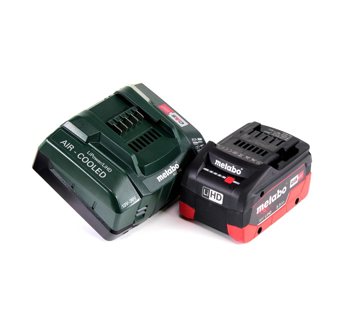 Metabo MKS 18 LTX 58 scie circulaire à métaux sur batterie 18V 165 mm (600771840) + 1x batterie 5,5Ah + chargeur + MetaLoc