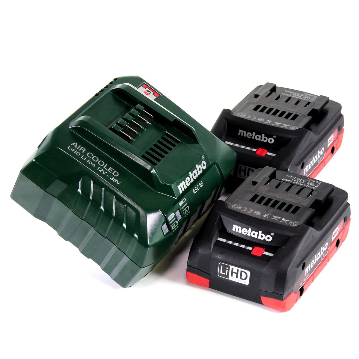 Metabo MKS 18 LTX 58 scie circulaire à métaux sur batterie 18V 165 mm (600771840) + 2x batterie 4,0Ah + chargeur + MetaLoc