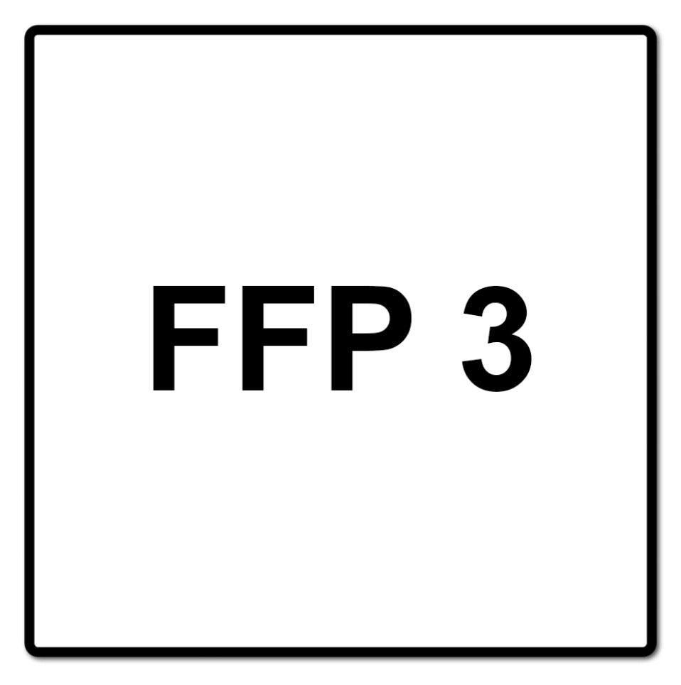 FFP3 Atemschutzmaske 4-Schichten 50Stk. EN149 2001 A1:2009