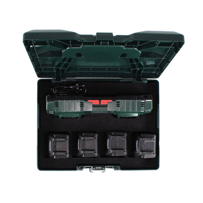 Metabo Basis Set mit 4x Akku Li-Power 5,2Ah + ASC 145 DUO + Metaloc