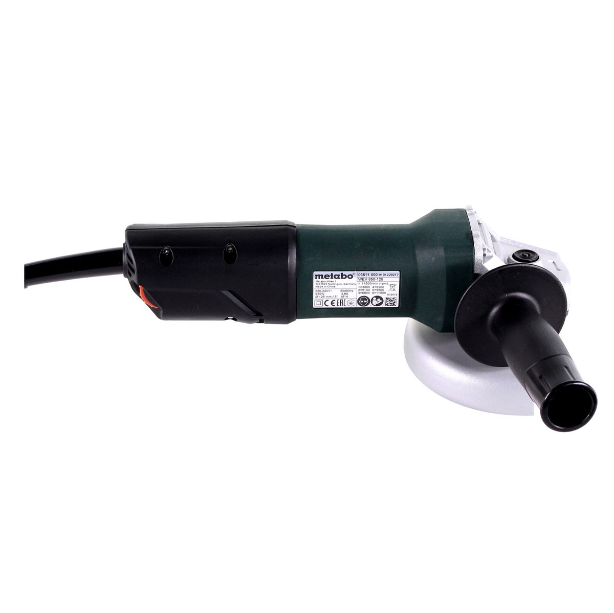 Metabo WEV 850-125 Meuleuse d'angle sans fil 850 W 125 mm ( 603611000 )