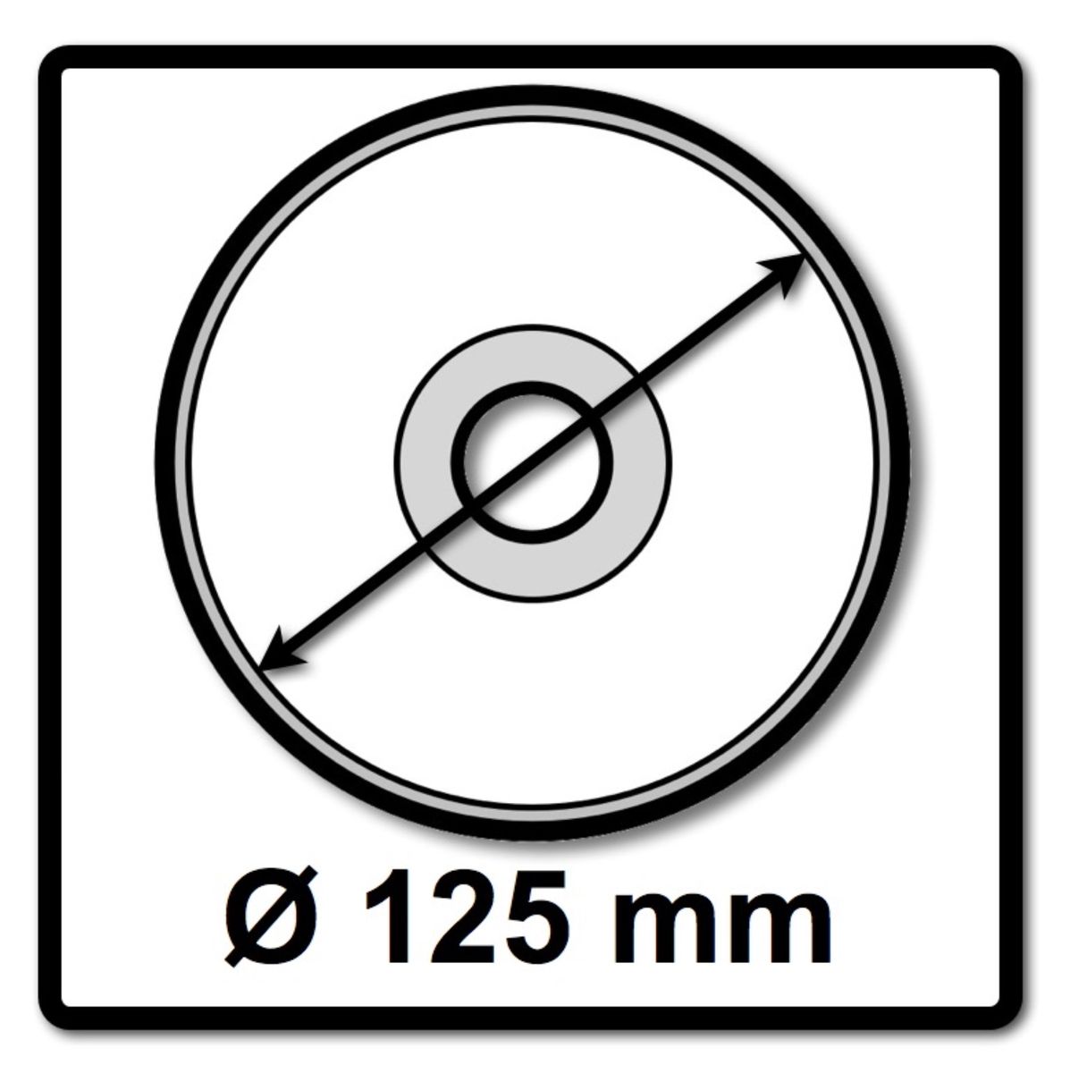 Metabo Novorapid TF41 Trennscheibe Inox 125x22,23 mm 25 Stk. ( 25x 616271000 ) für Winkelschleifer