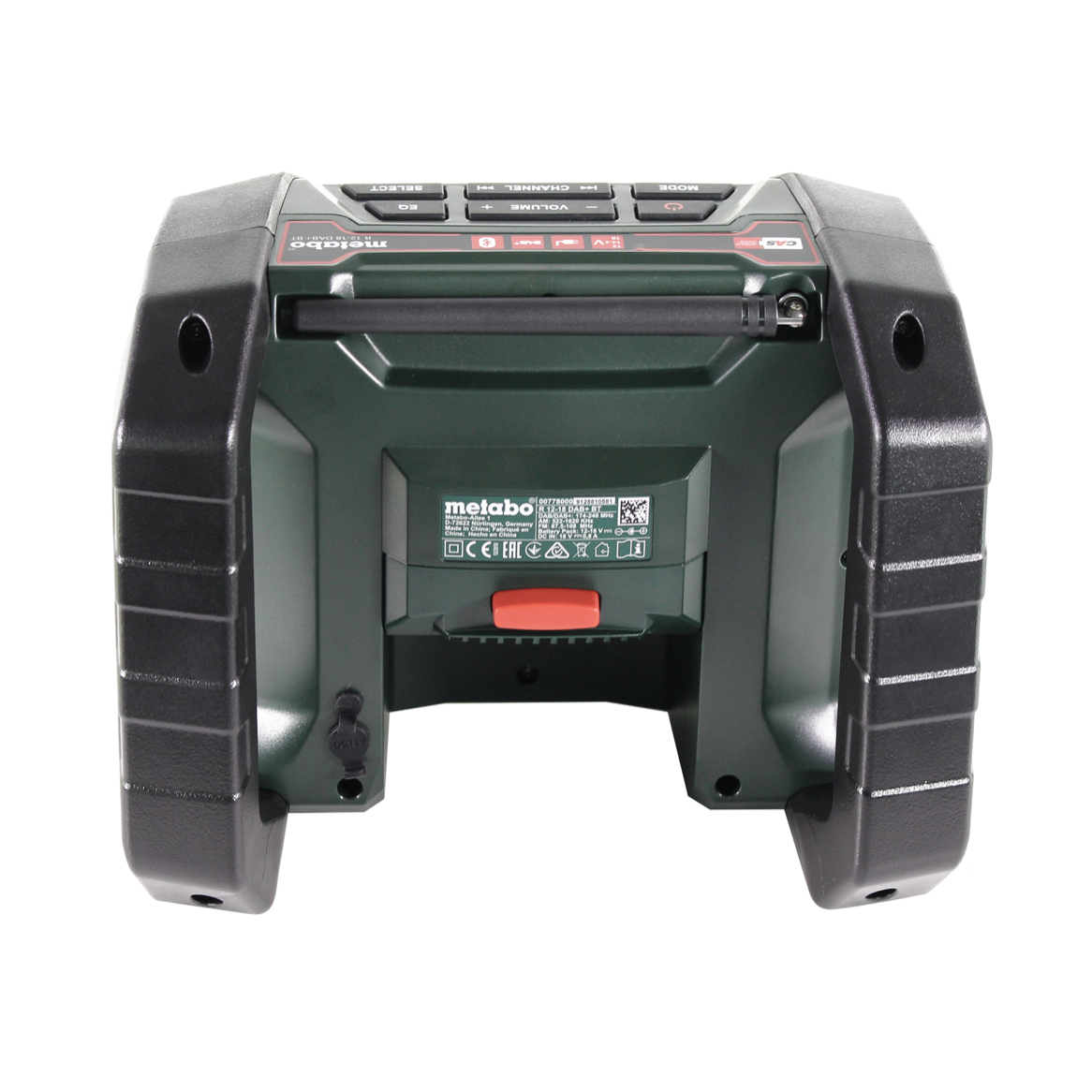 Metabo R 12-18 DAB+ BT Akku Baustellenradio Bluetooth Solo Radio ( 600778850 ) - ohne Akku, ohne Ladegerät