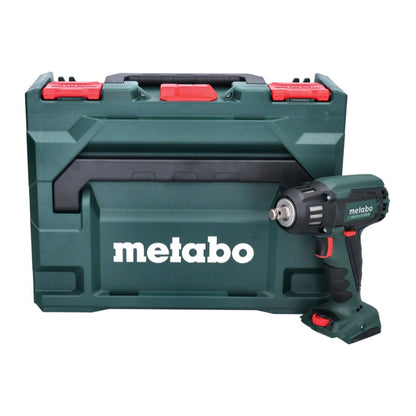 Metabo SSW 18 LTX 400 BL Visseuse à chocs sans fil 18 V 400 Nm 1/2" ( 602205840 ) + Coffret MetaLoc - sans batterie, sans chargeur