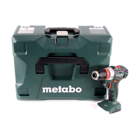 Metabo Taladro atornillador inalámbrico BS 18 L BL Q 18 V 60 Nm Brushless Solo + MetaLoc (602327840) - sin batería, sin cargador