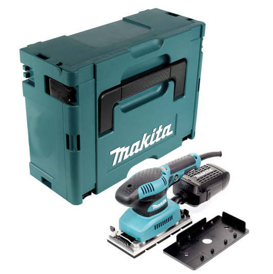 Makita BO 3711 J Ponceuse vibrante 190W + Coffret de transport Makpac