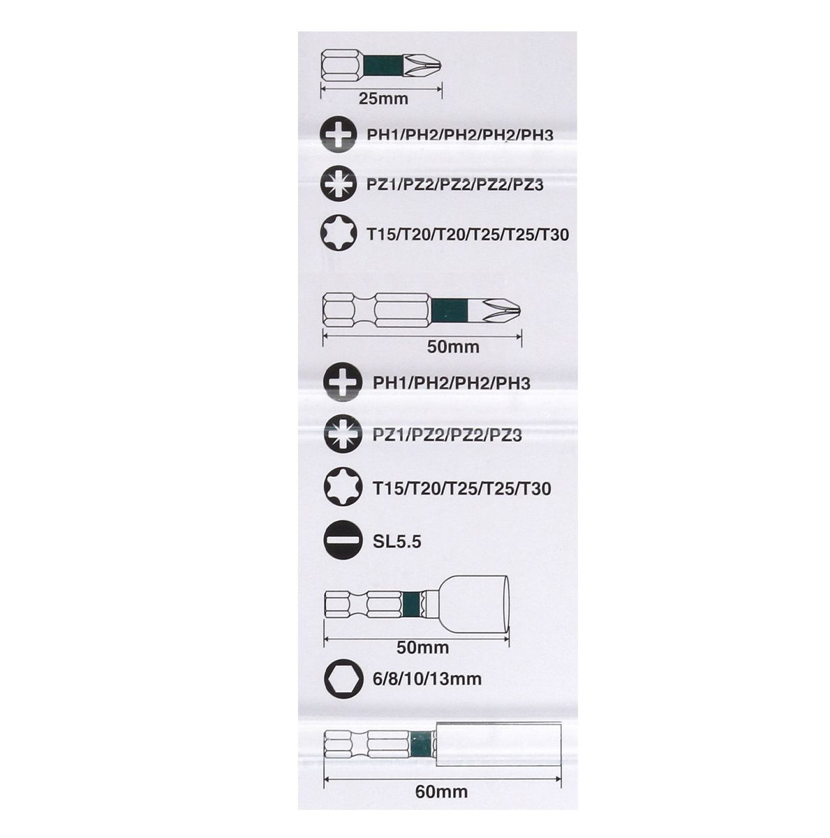 Makita B-66880 Bit und Bohrer Set Impact Black 35 tlg. S2 Stahl + Koffer - Toolbrothers