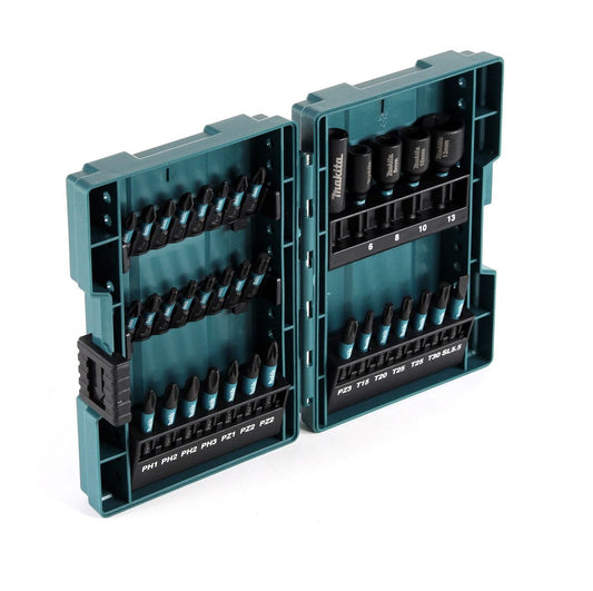 Makita B-66880 Bit und Bohrer Set Impact Black 35 tlg. S2 Stahl + Koffer - Toolbrothers