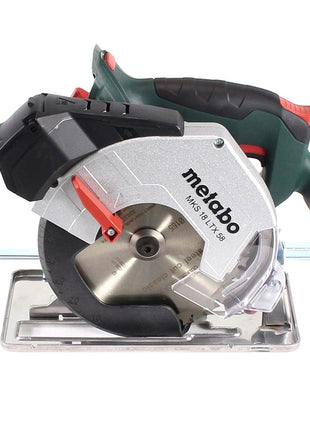 GRATIS 3 Jahre Full Service Rundum Schutz Metabo MKS 18 LTX 58 Akku Metall Handkreissäge 18V 165 mm + 1x Akku 4,0Ah + Ladegerät + MetaLoc