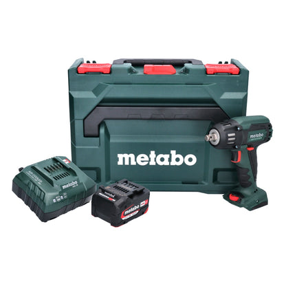 Metabo SSW 18 LTX 400 BL Akku Schlagschrauber 18 V 400 Nm 1/2" Brushless + 1x Akku 4,0 Ah + Ladegerät + metaBOX