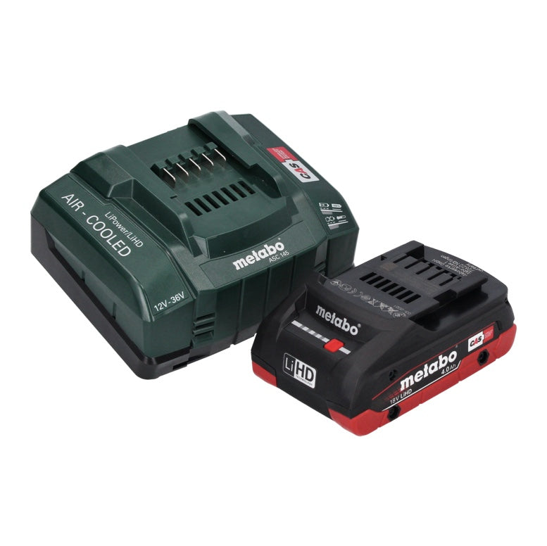 Visseuse à chocs sans fil Metabo SSW 18 LTX 400 BL 18 V 400 Nm 1/2" brushless + 1x batterie 4,0 Ah + chargeur + métaBOX