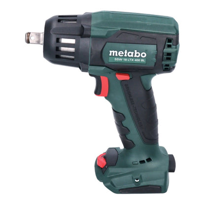 Metabo SSW 18 LTX 400 BL Akku Schlagschrauber 18 V 400 Nm 1/2" Brushless + 2x Akku 4,0 Ah + Ladegerät + metaBOX