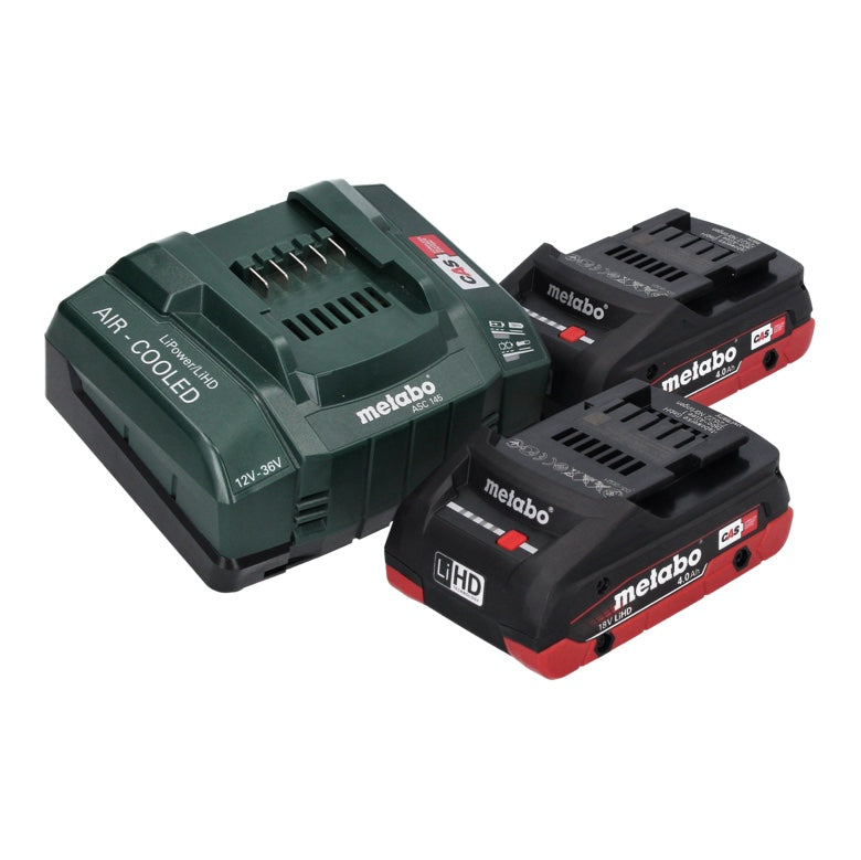 Metabo SSW 18 LTX 400 BL Akku Schlagschrauber 18 V 400 Nm 1/2" Brushless + 2x Akku 4,0 Ah + Ladegerät + metaBOX