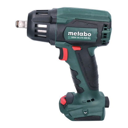 Visseuse à chocs sans fil Metabo SSW 18 LTX 400 BL 18 V 400 Nm 1/2" brushless + 1x batterie 5,5 Ah + chargeur + métaBOX