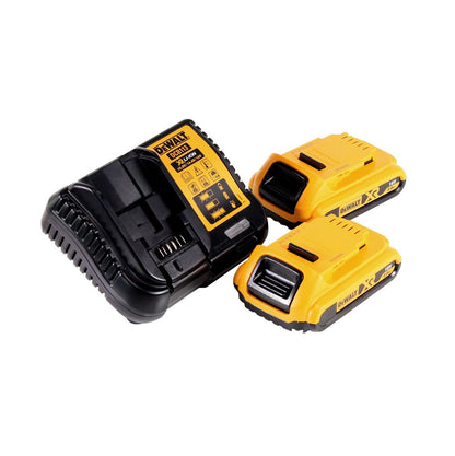 DeWalt DCR 027 D2 Akku Radio DAB+ 10,8-18,0 V + 2x Akku 2,0 Ah + Ladegerät