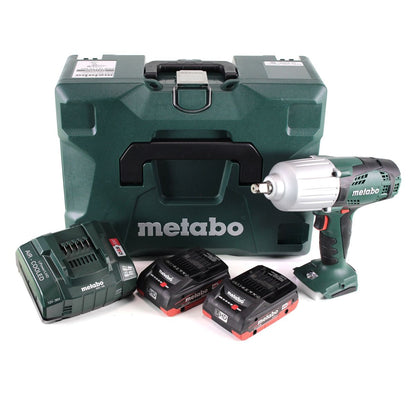 Metabo SSW 18 LTX 600 Akku Schlagschrauber 18 V 600 Nm 1/2" + 2x LiHD Akku 4,0 Ah + Ladegerät + MetaLoc