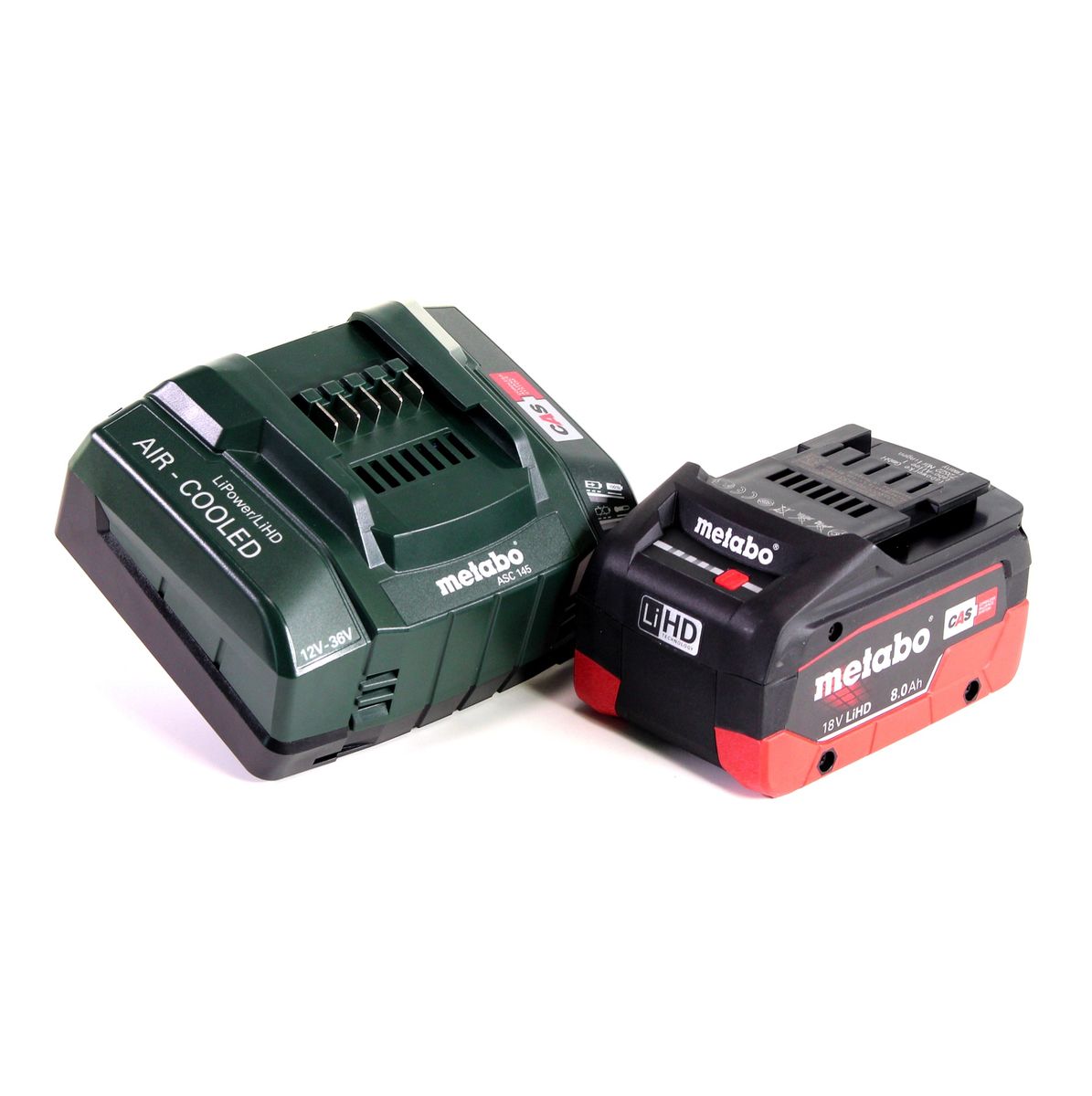 Metabo SSW 18 LTX 600 Akku Schlagschrauber 18 V 600 Nm 1/2" + 1x LiHD Akku 8,0 Ah + Ladegerät + MetaLoc