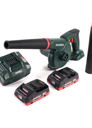 Metabo AG 18 Akku Gebläse 18 V + 2x LiHD Akku 4,0 Ah + Ladegerät