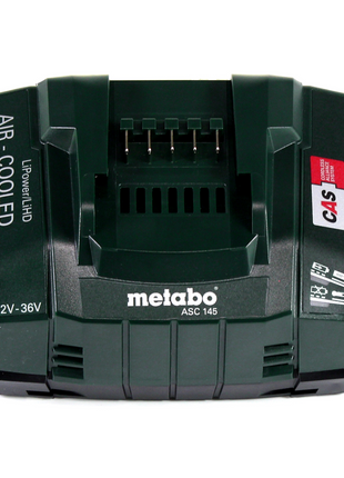 Metabo AG 18 Akku Gebläse 18 V + 2x LiHD Akku 4,0 Ah + Ladegerät