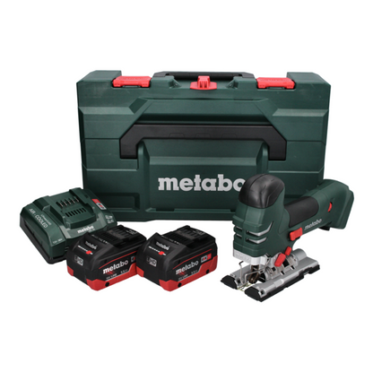 Metabo STA 18 LTX 140 Akku Stichsäge 18 V + 2x Akku 5,5 Ah + Ladegerät + metaBOX