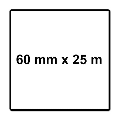 Meisterling Ruban adhésif en papier Kraft 60 mm x 25 m, (006300000120)