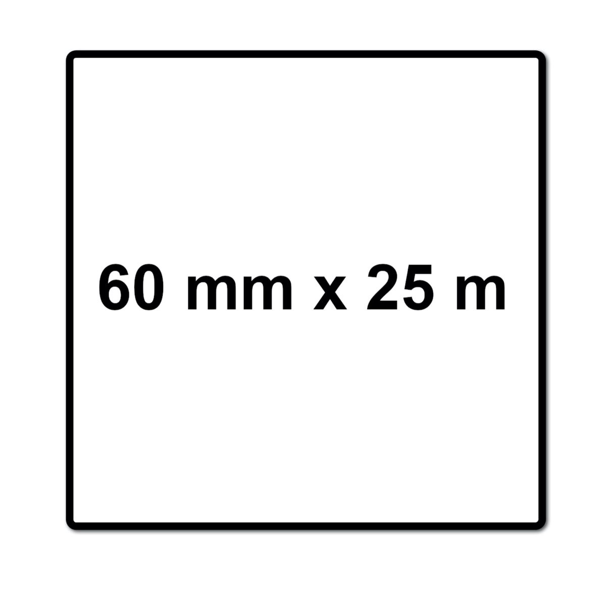 Meisterling Ruban adhésif Tyvek 60 mm x 25 m, Tyvek spunbond résistant à la déchirure (006300000210)